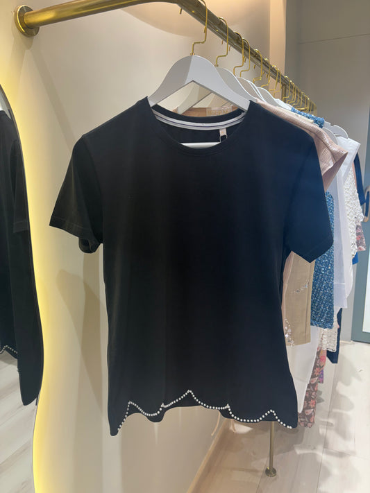 Pearl Scalloped T-shirt