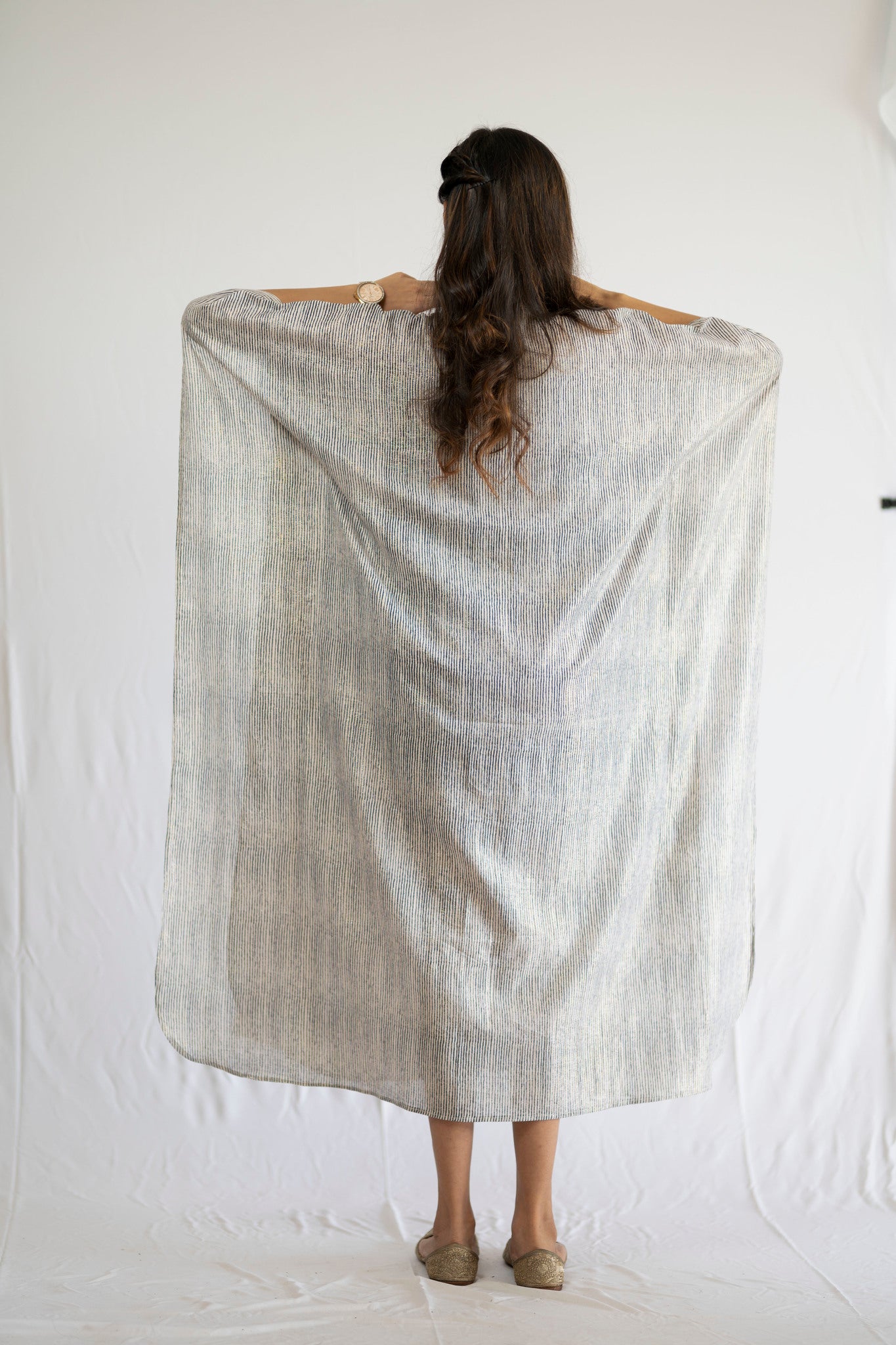 Shimmer Pearl Kaftan