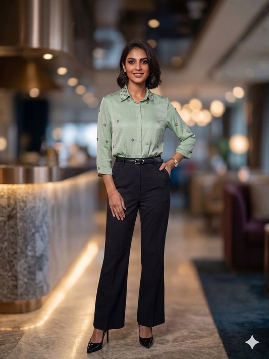 Evergreen Embellished Shirt
