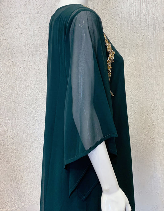 Emerald Green Kaftan Set