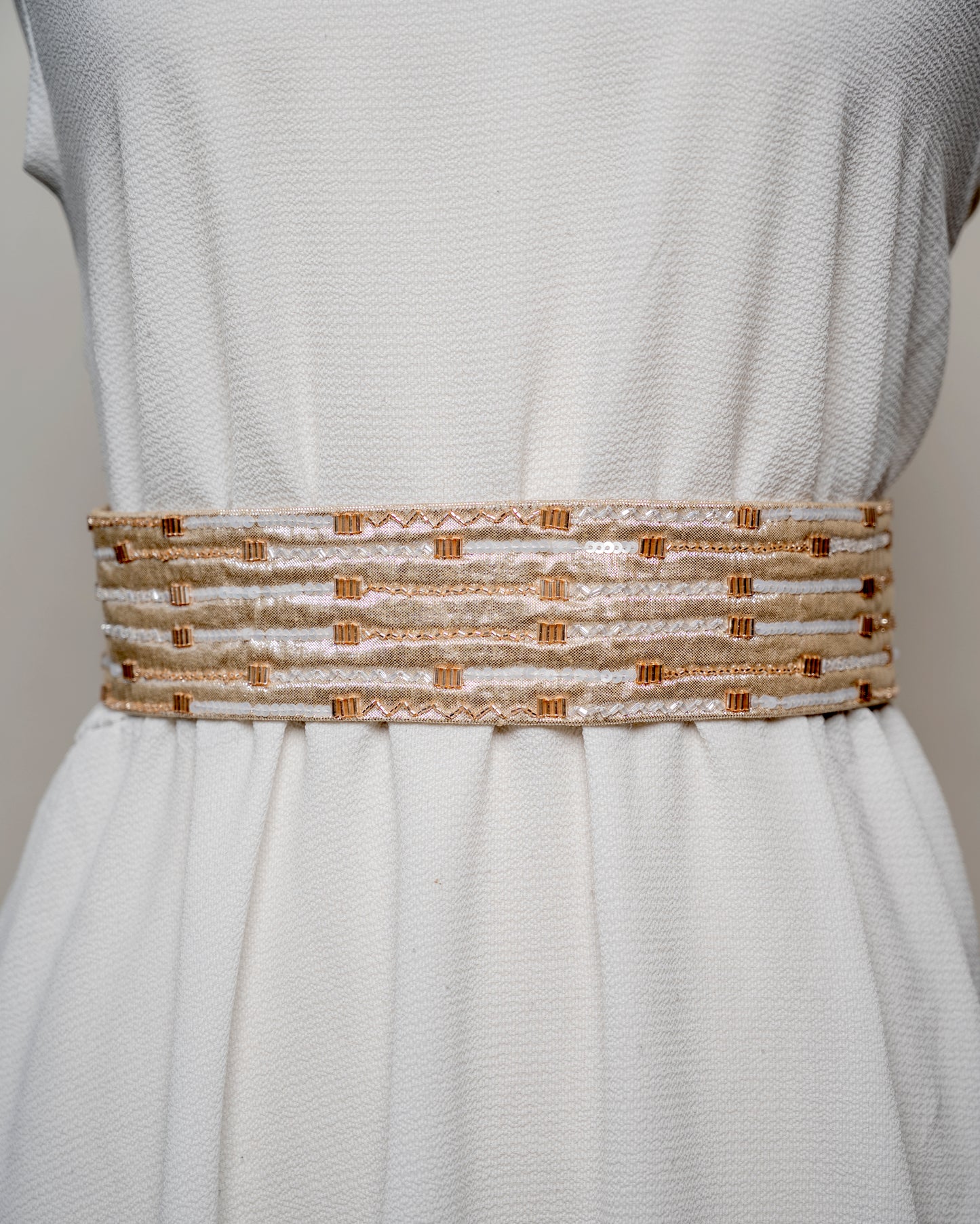 Rosegold Line Art Belt