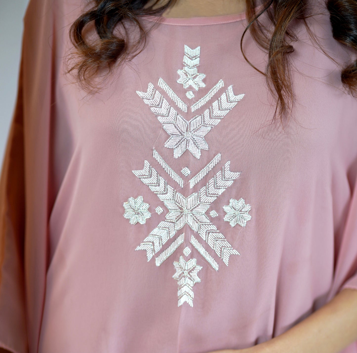 Pretty in pink kaftan