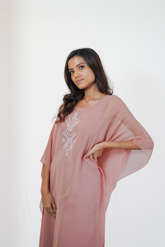 Pretty in pink kaftan