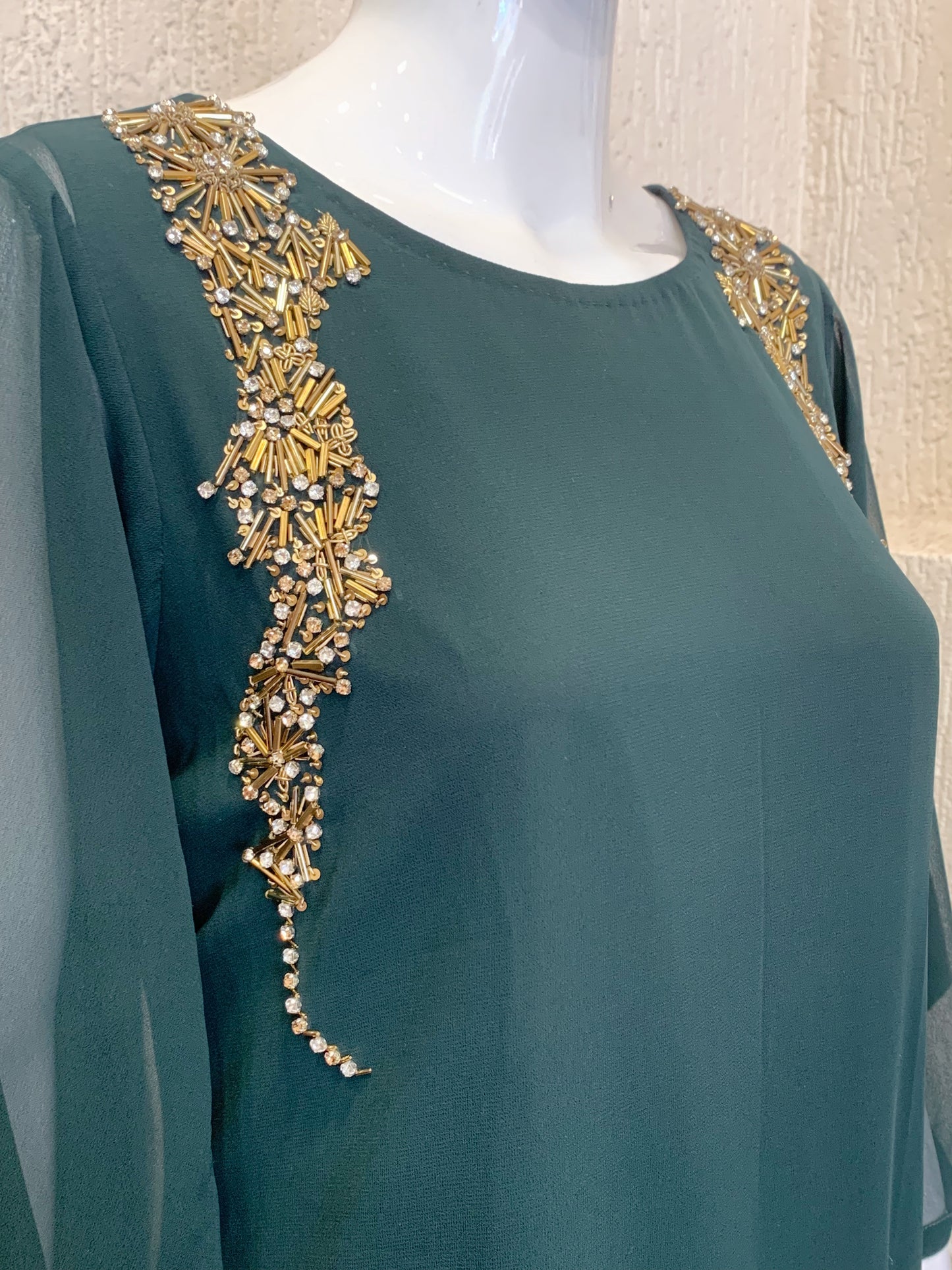 Emerald Green Kaftan Set