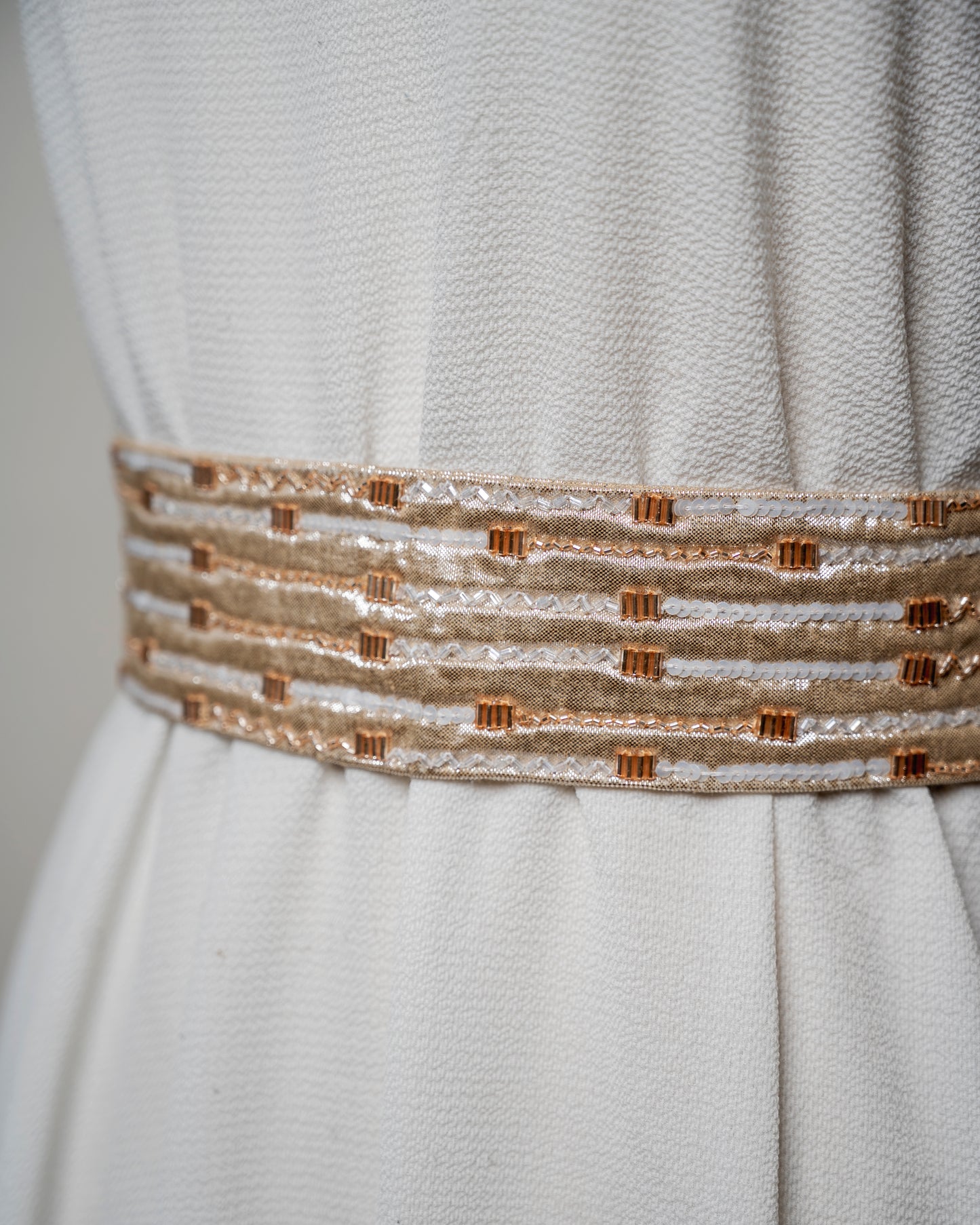 Rosegold Line Art Belt